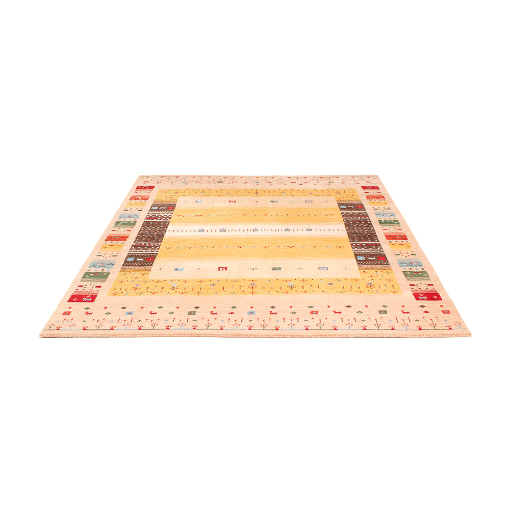 Tappeto Gabbeh - Loribaft Softy - 240 x 170 cm - oro