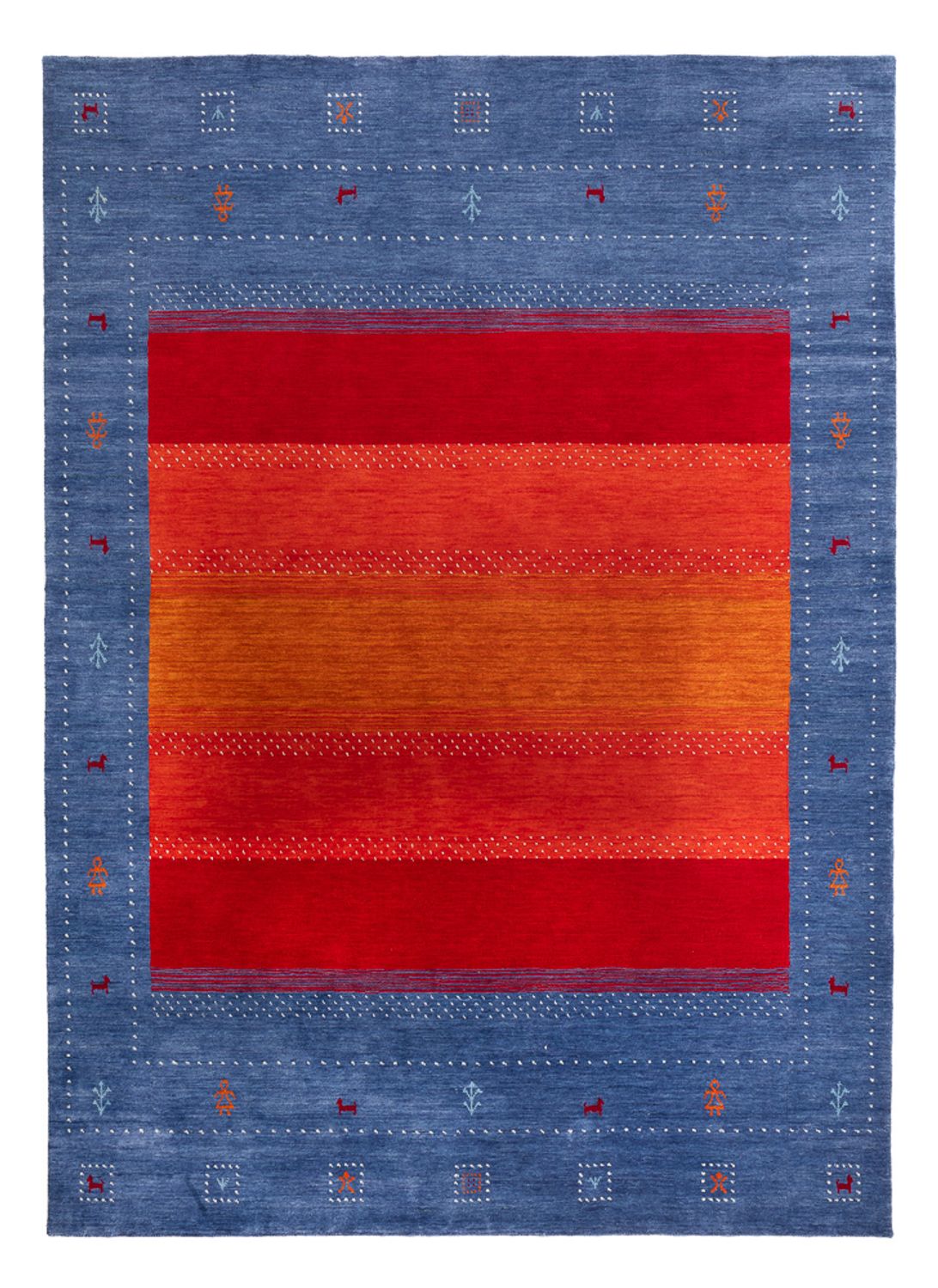 Tappeto Gabbeh - Loribaft Softy - 240 x 170 cm - blu