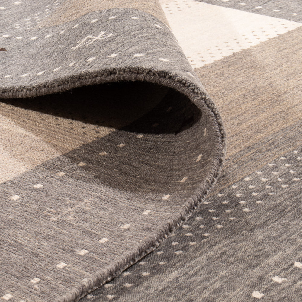 Tappeto Gabbeh - Loribaft Softy - 240 x 170 cm - grigio