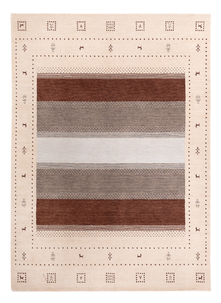 Tappeto Gabbeh - Loribaft Softy - 240 x 170 cm - beige chiaro