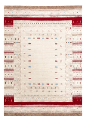 Tappeto Gabbeh - Loribaft Softy - 240 x 170 cm - bianco naturale