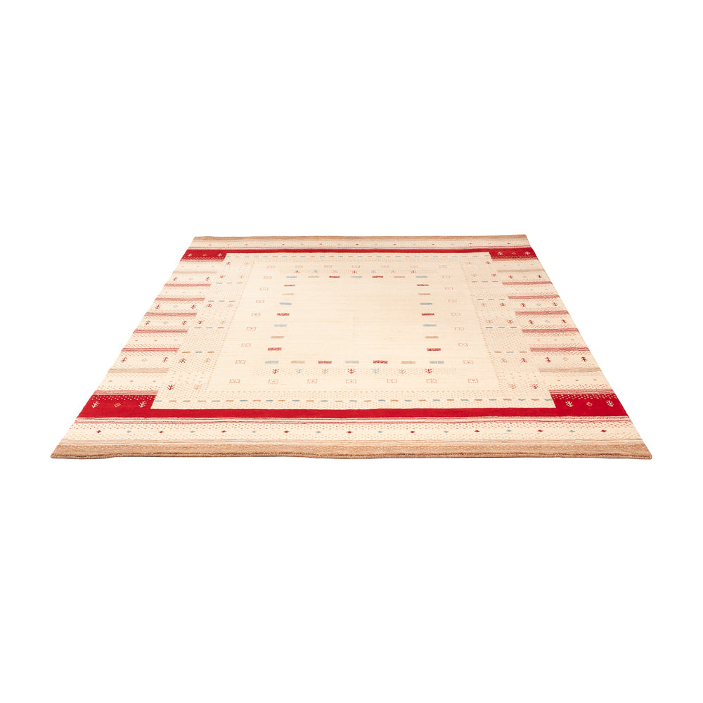 Tappeto Gabbeh - Loribaft Softy - 240 x 170 cm - bianco naturale