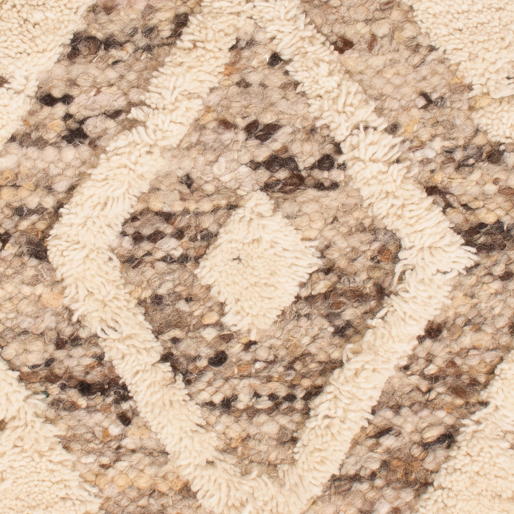 Tappeto di lana - 90 x 60 cm - beige chiaro