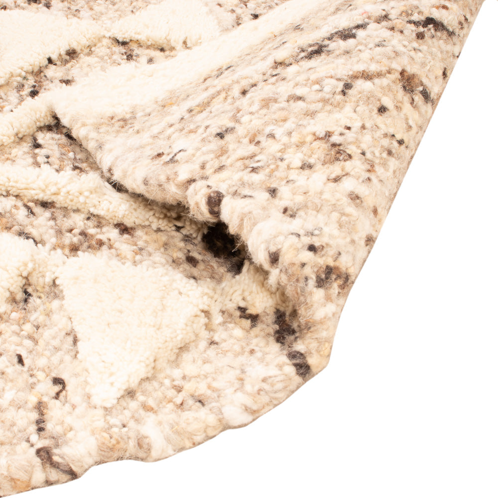 Tappeto di lana - 90 x 60 cm - beige chiaro