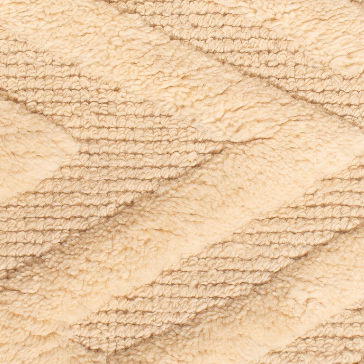 Tappeto di lana - 90 x 60 cm - beige chiaro