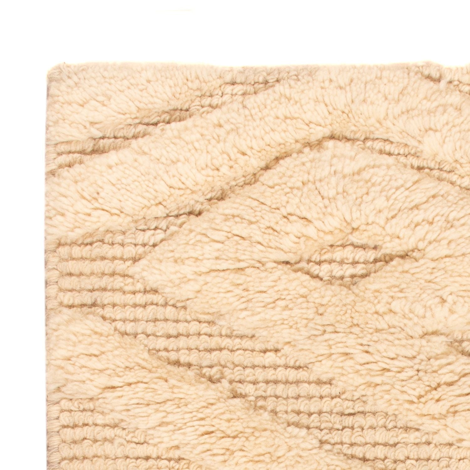 Tappeto di lana - 90 x 60 cm - beige chiaro