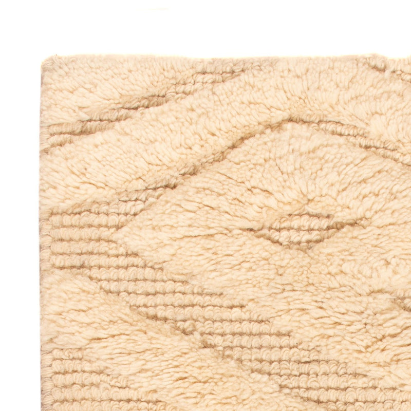 Tappeto di lana - 90 x 60 cm - beige chiaro