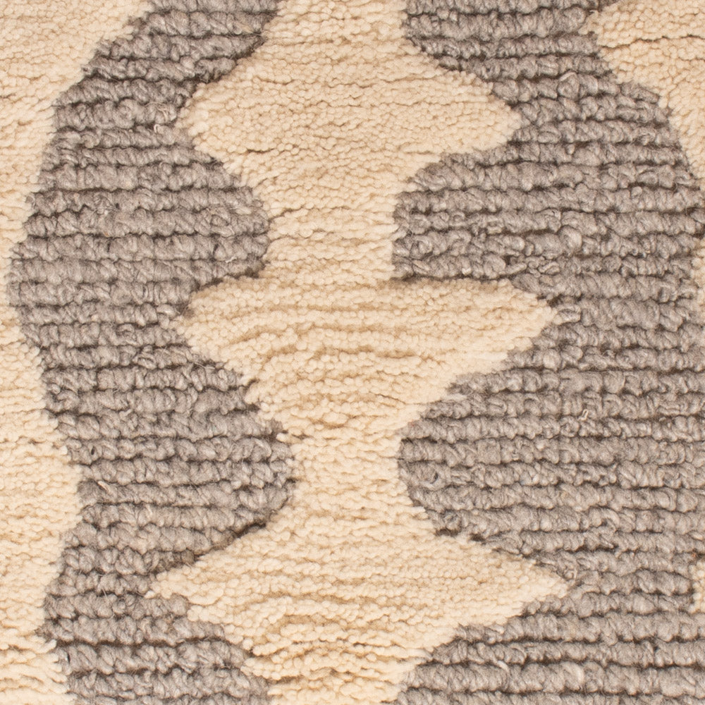 Tappeto di lana - 90 x 60 cm - beige