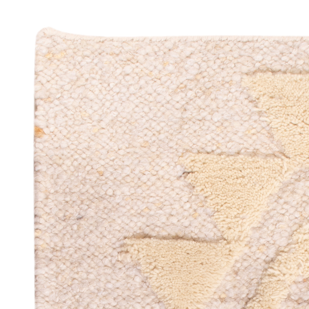 Tappeto di lana - 90 x 60 cm - beige