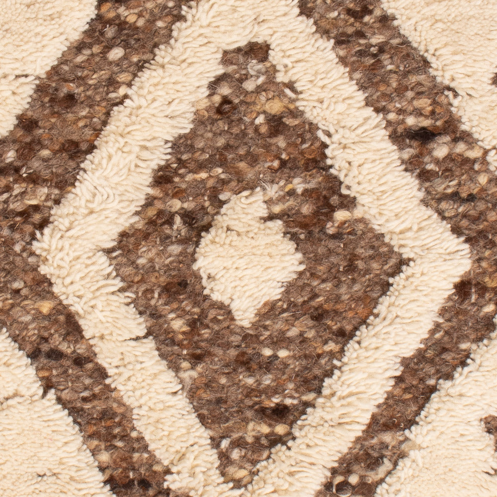 Tappeto di lana - 90 x 60 cm - beige scuro