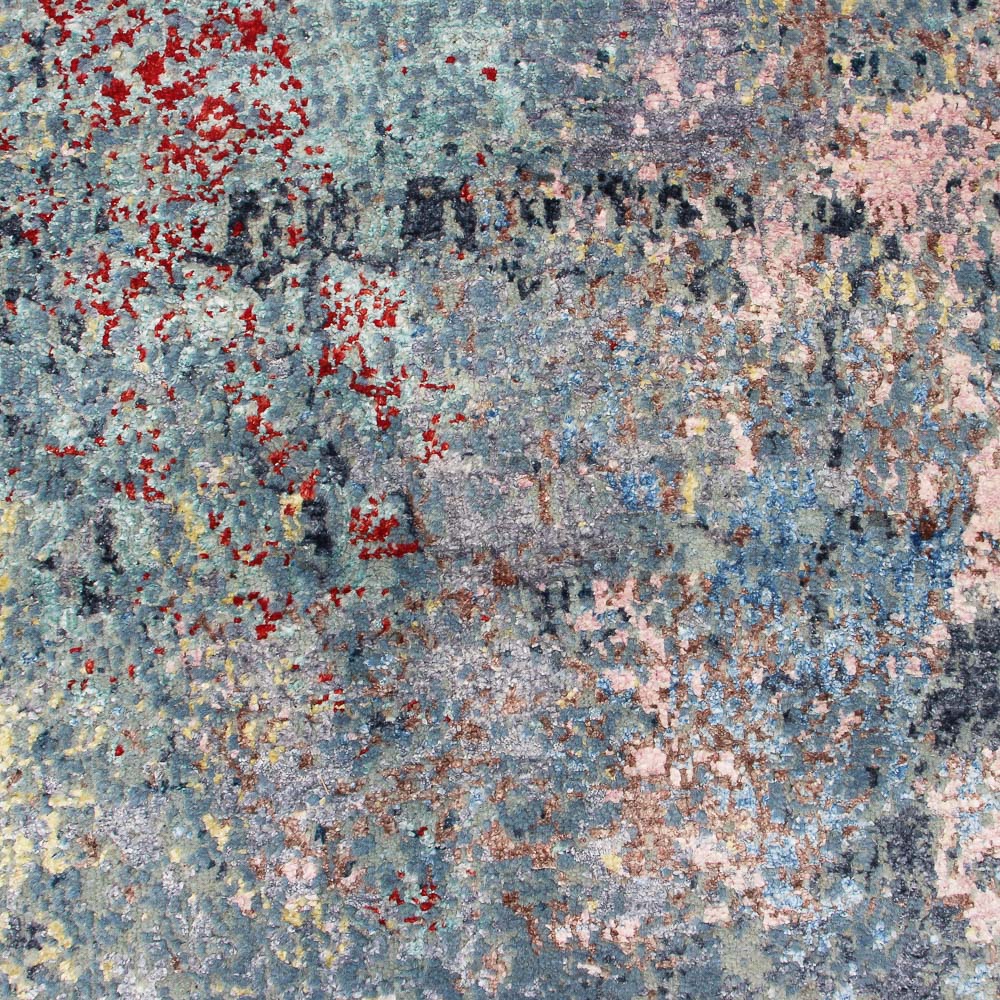 Tappeto di design - 242 x 163 cm - blu mare
