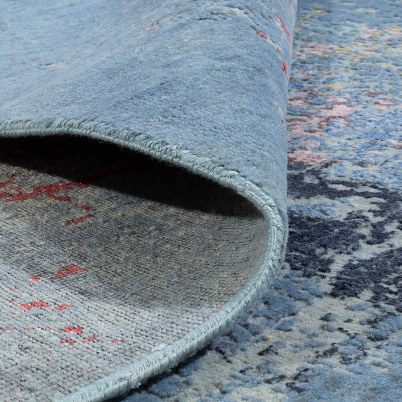 Tappeto di design - 242 x 163 cm - blu mare