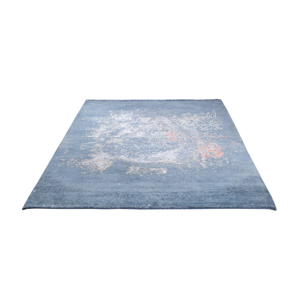 Tappeto di design - 242 x 163 cm - blu mare