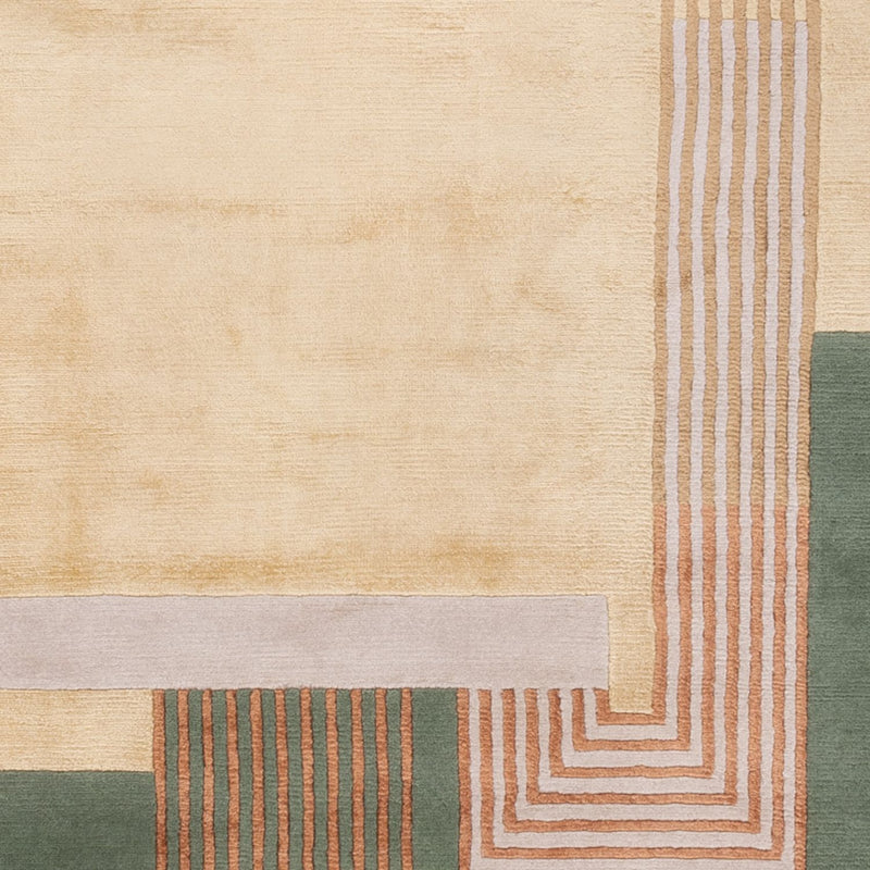 Tappeto di design - 243 x 167 cm - verde