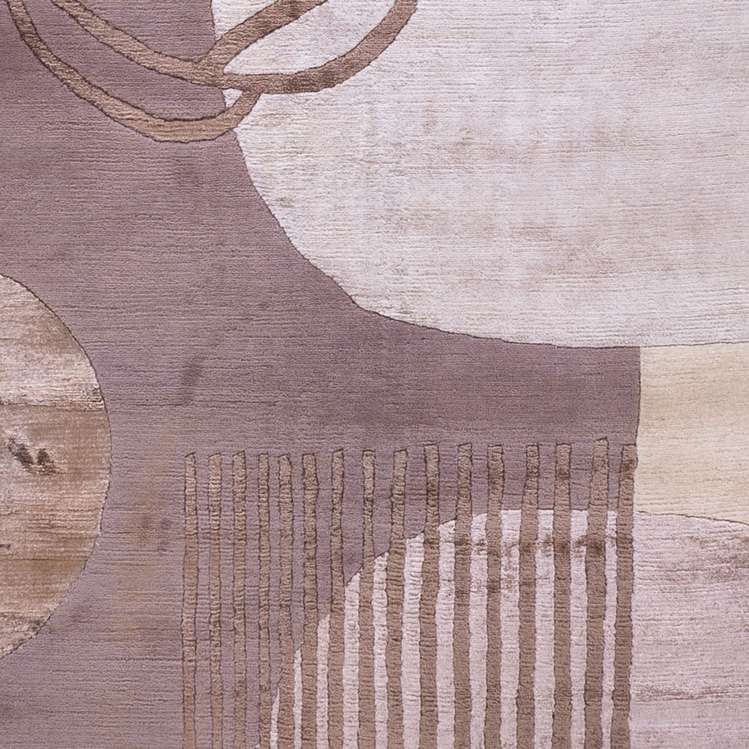 Tappeto di design - 244 x 164 cm - argento