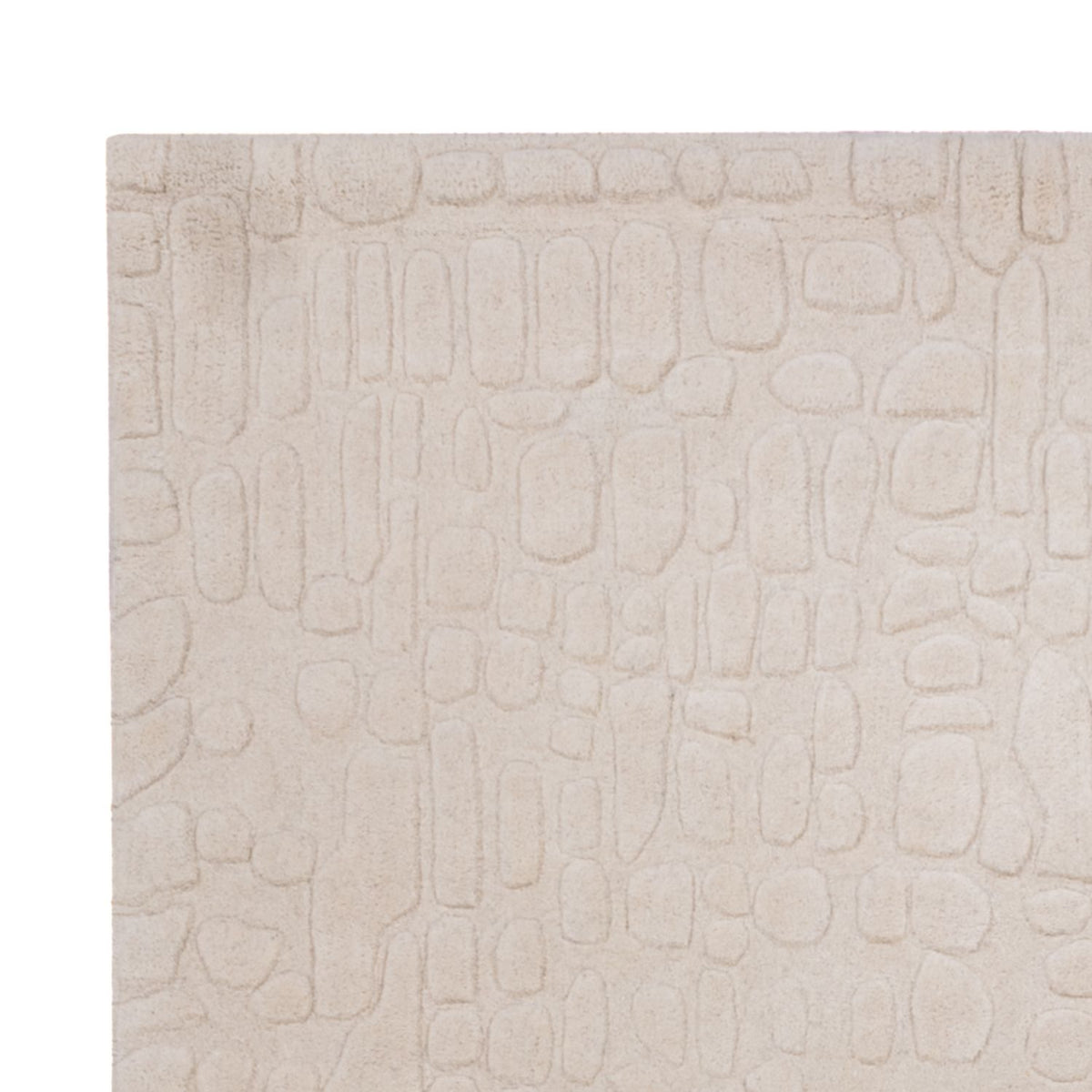 Tappeto di lana - 200 x 140 cm - beige