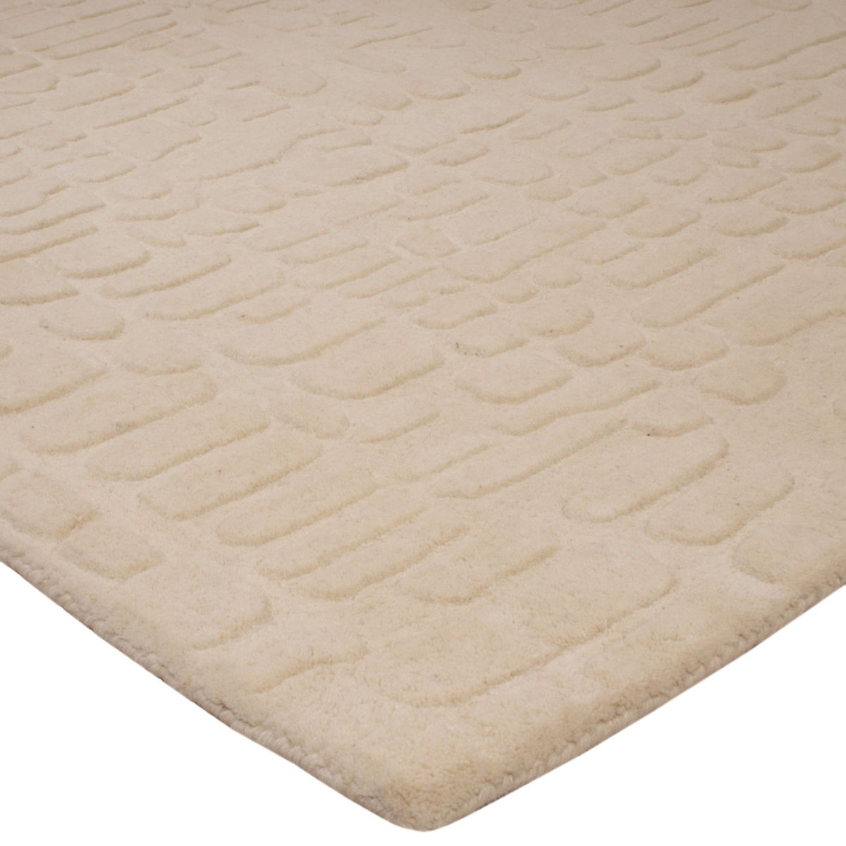 Tappeto di lana - 200 x 140 cm - beige