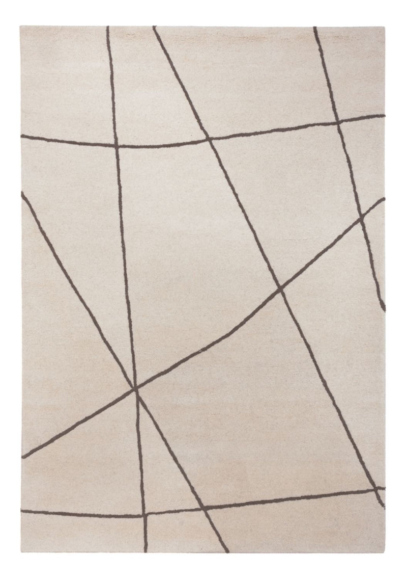Tappeto di lana - 200 x 140 cm - beige