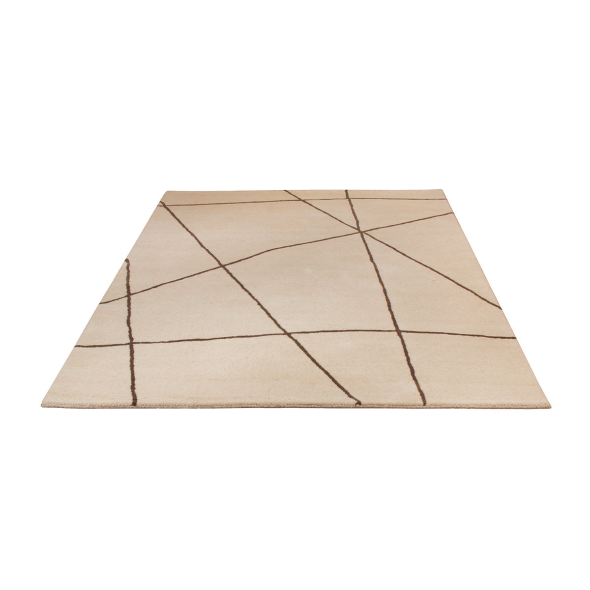 Tappeto di lana - 200 x 140 cm - beige