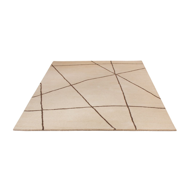 Tappeto di lana - 200 x 140 cm - beige