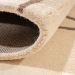 Tappeto di lana - 200 x 140 cm - beige
