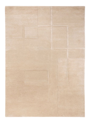 Tappeto di lana - 200 x 140 cm - beige