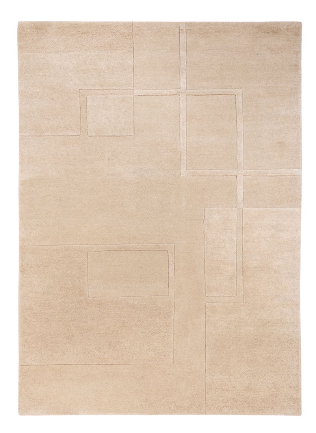 Tappeto di lana - 200 x 140 cm - beige