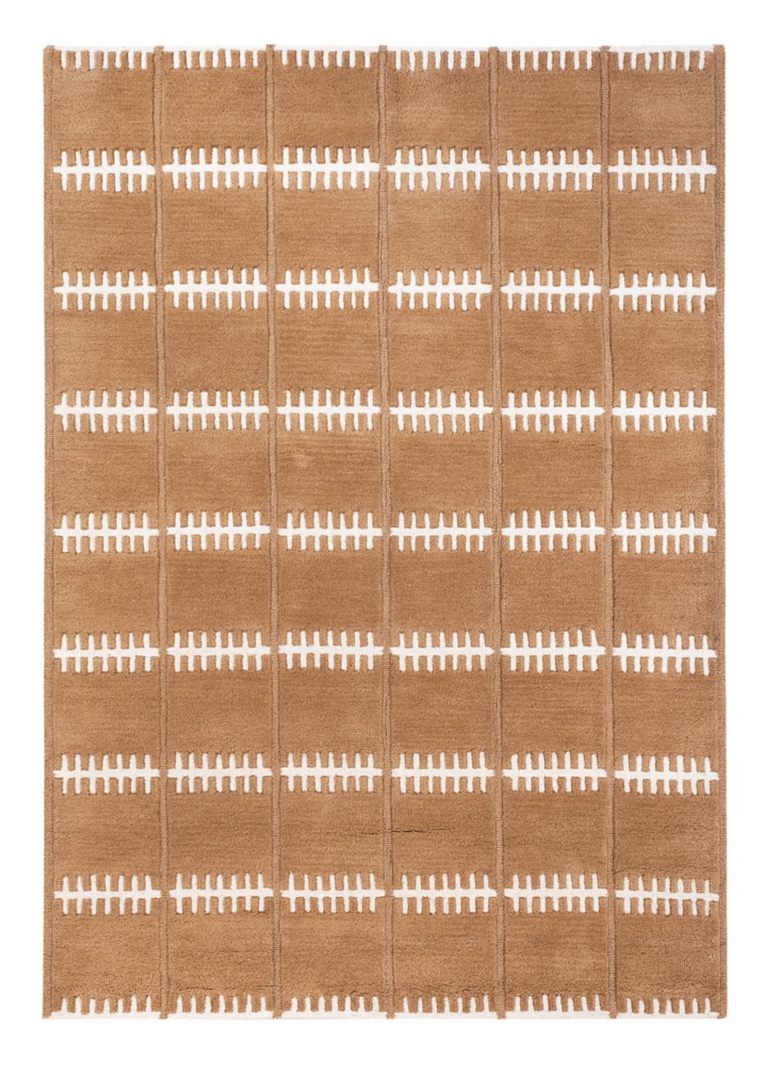 Tappeto di lana - 200 x 140 cm - marrone