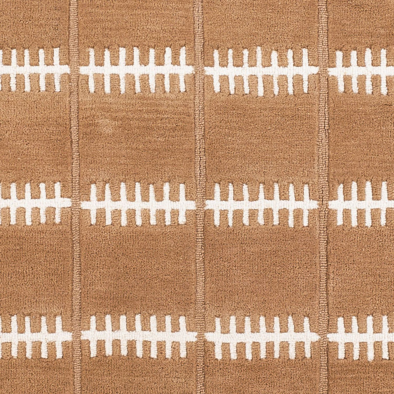 Tappeto di lana - 200 x 140 cm - marrone