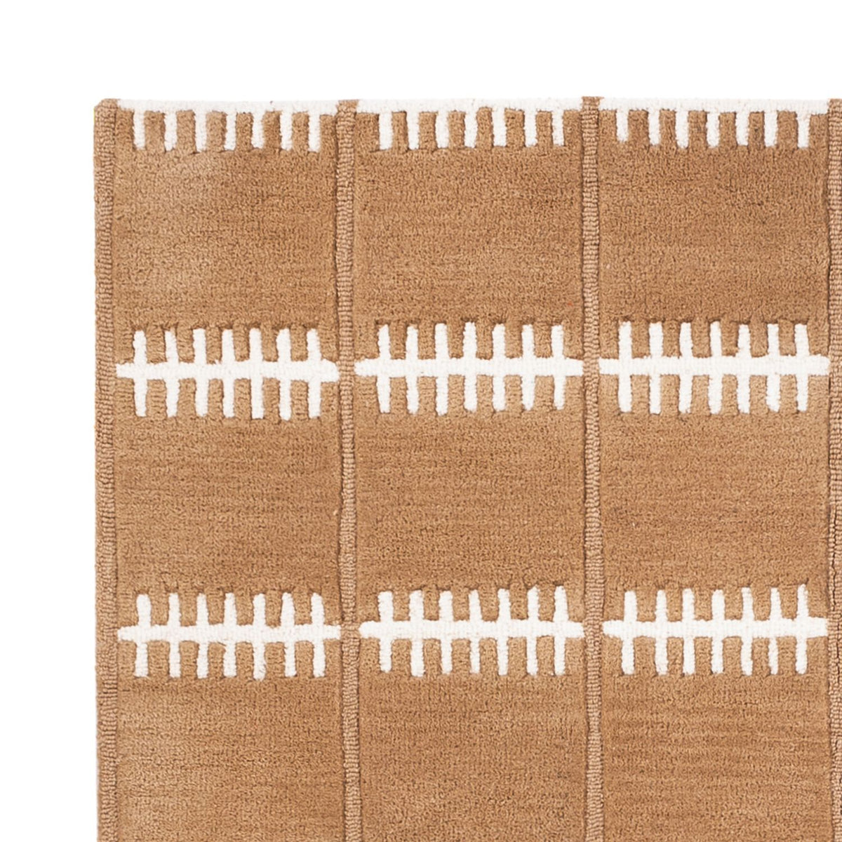 Tappeto di lana - 200 x 140 cm - marrone