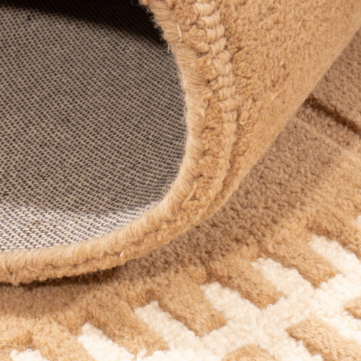 Tappeto di lana - 200 x 140 cm - marrone