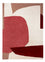 Tappeto di design - 200 x 140 cm - rosa