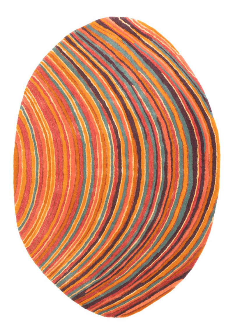 Tappeto di design ovale  - 200 x 140 cm - multicolore