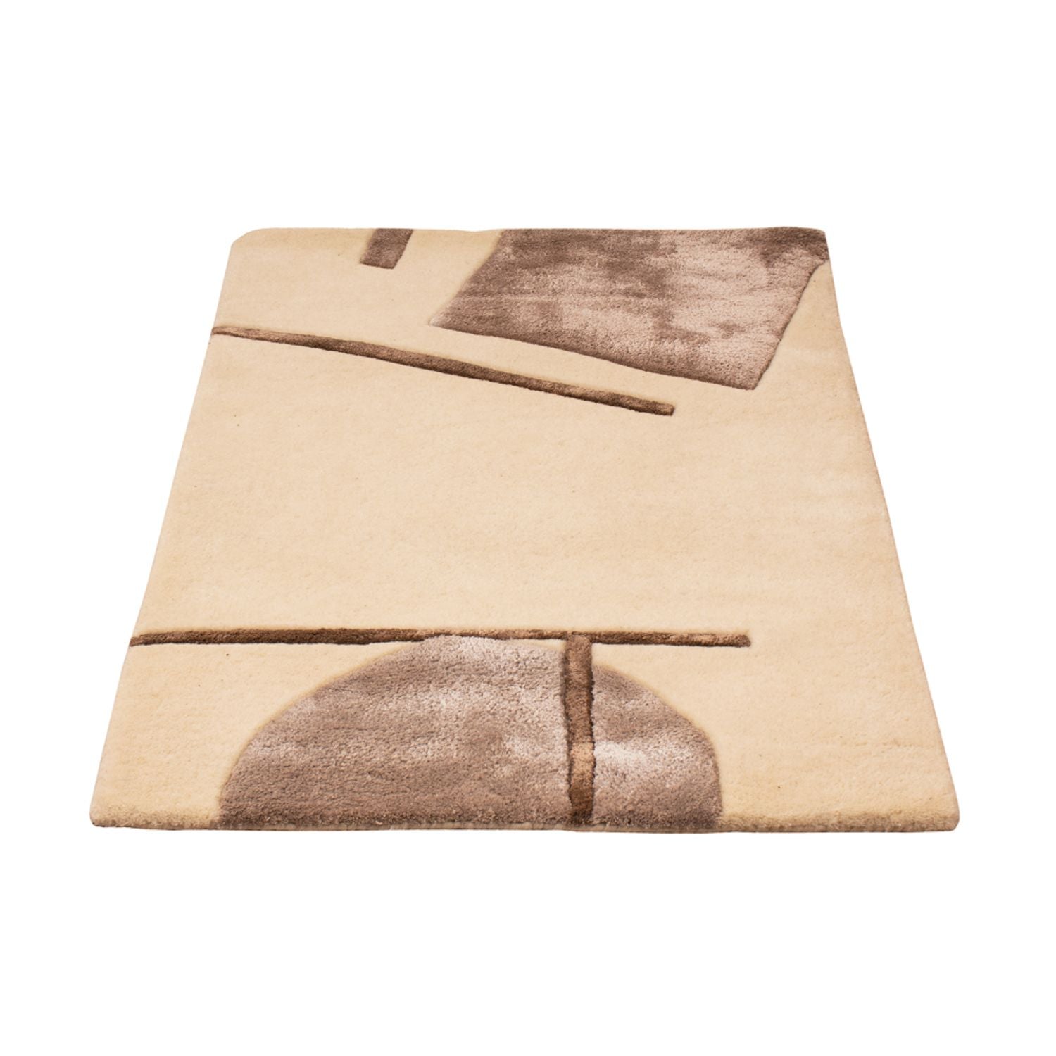 Tappeto di design - 90 x 60 cm - crema