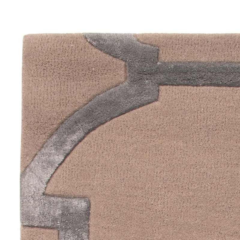 Tappeto di design - 90 x 60 cm - argento