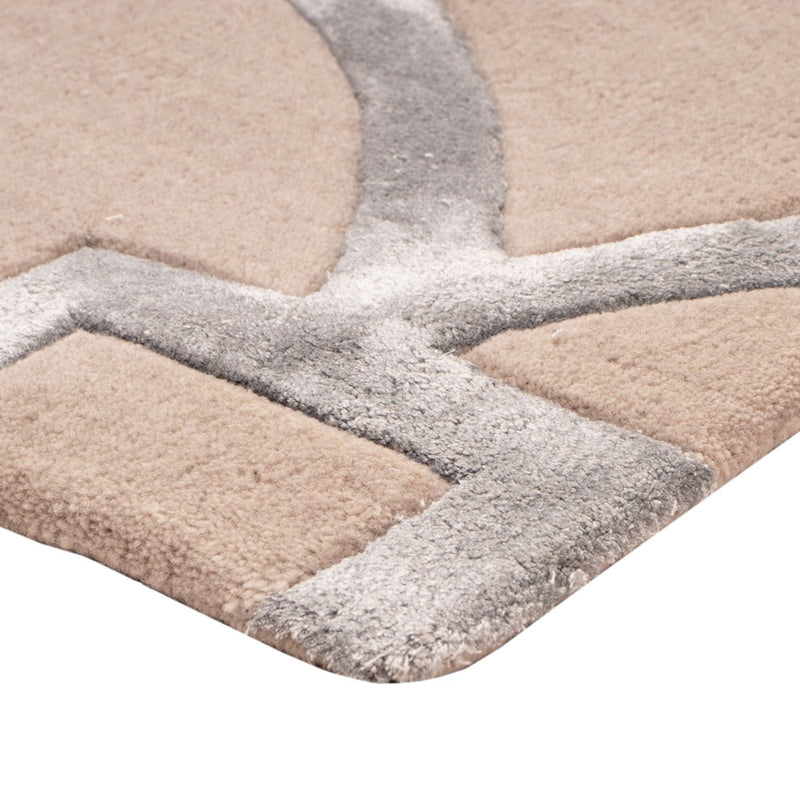 Tappeto di design - 90 x 60 cm - argento