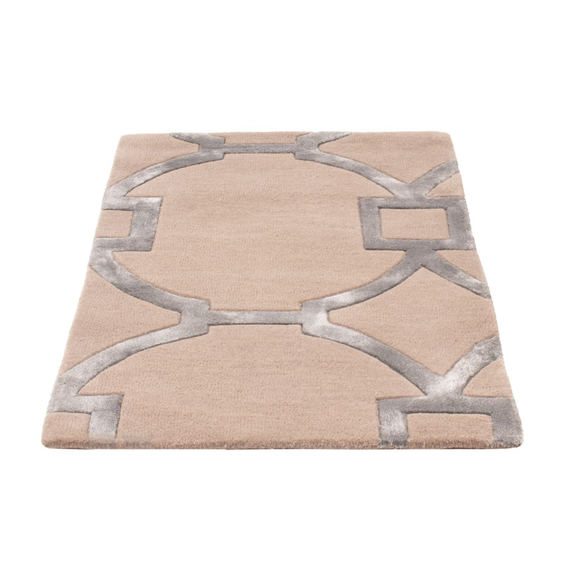 Tappeto di design - 90 x 60 cm - argento