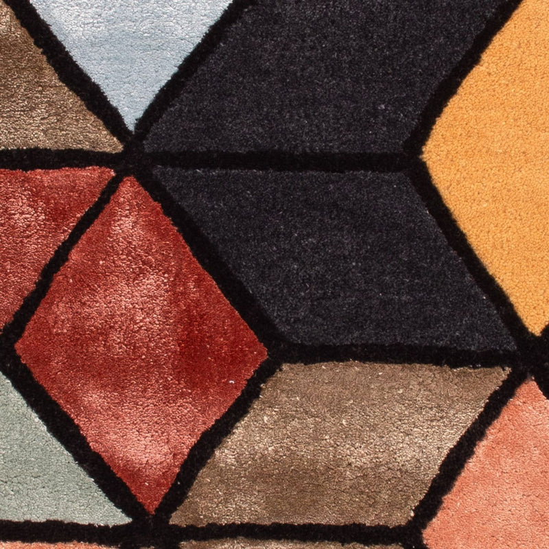 Tappeto di design - 90 x 60 cm - multicolore