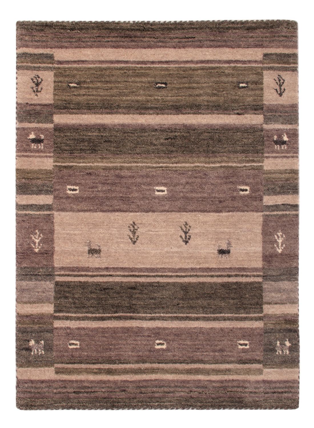 Tappeto Gabbeh - Softy - 90 x 60 cm - argento