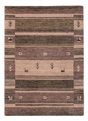 Tappeto Gabbeh - Softy - 90 x 60 cm - argento