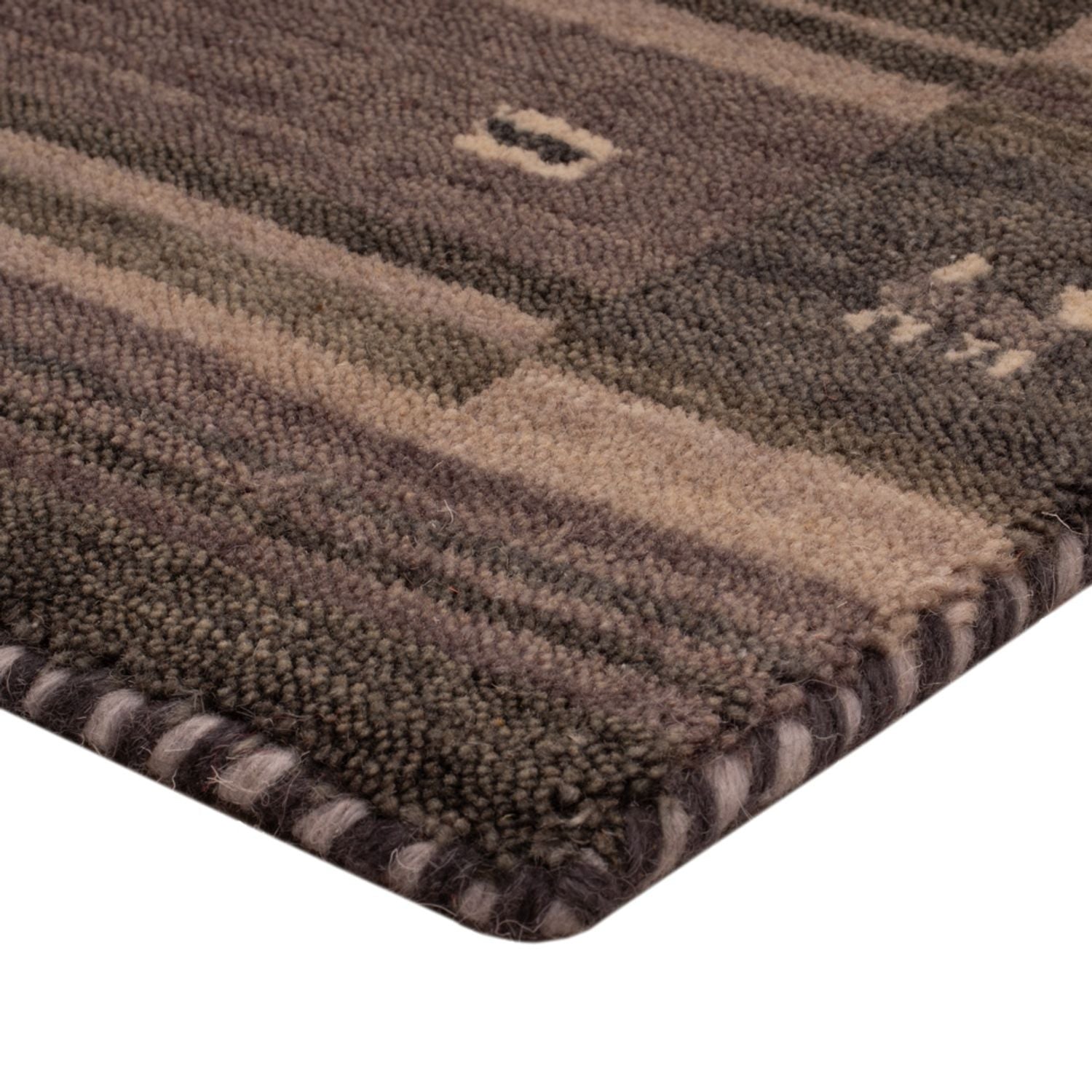 Tappeto Gabbeh - Softy - 90 x 60 cm - argento