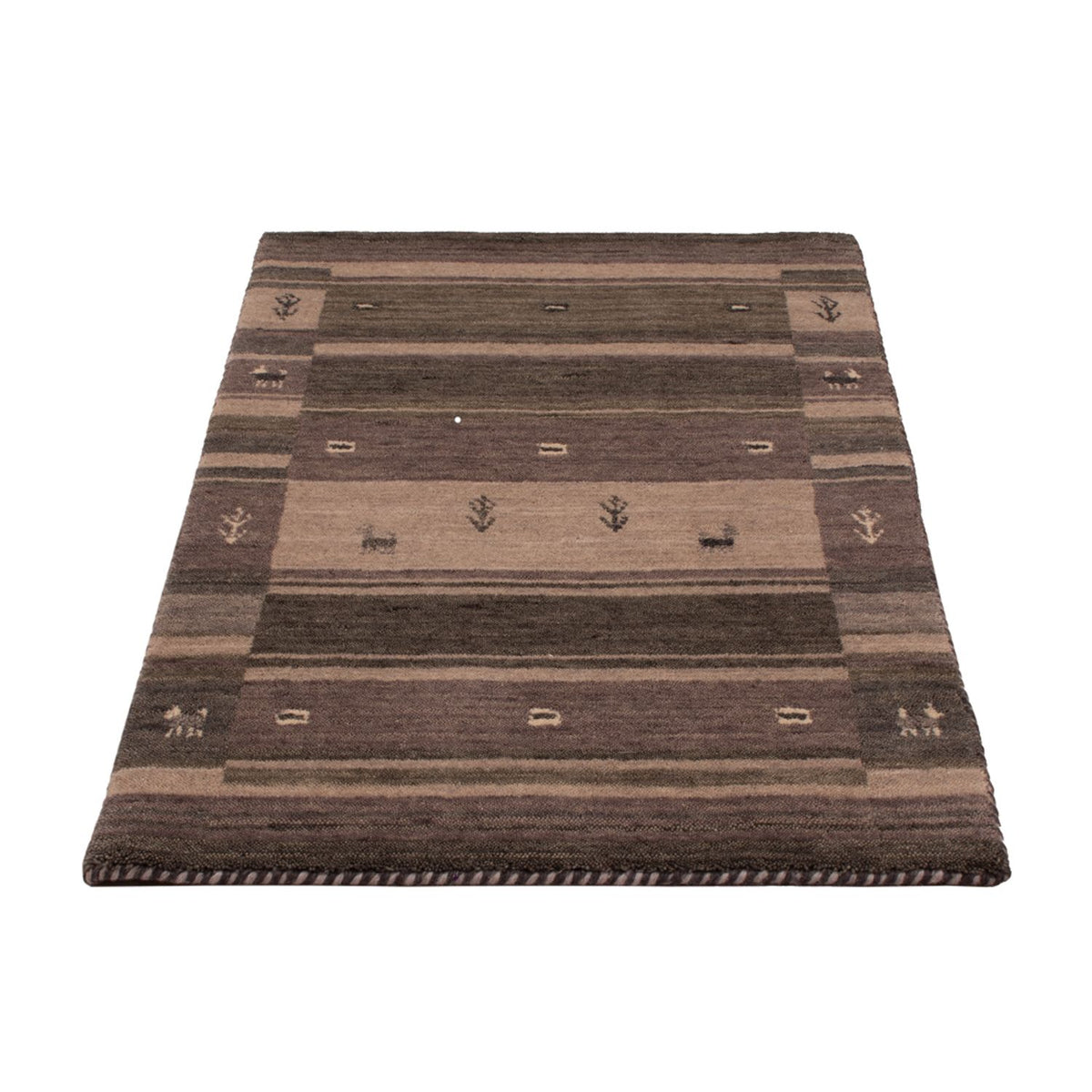 Tappeto Gabbeh - Softy - 90 x 60 cm - argento