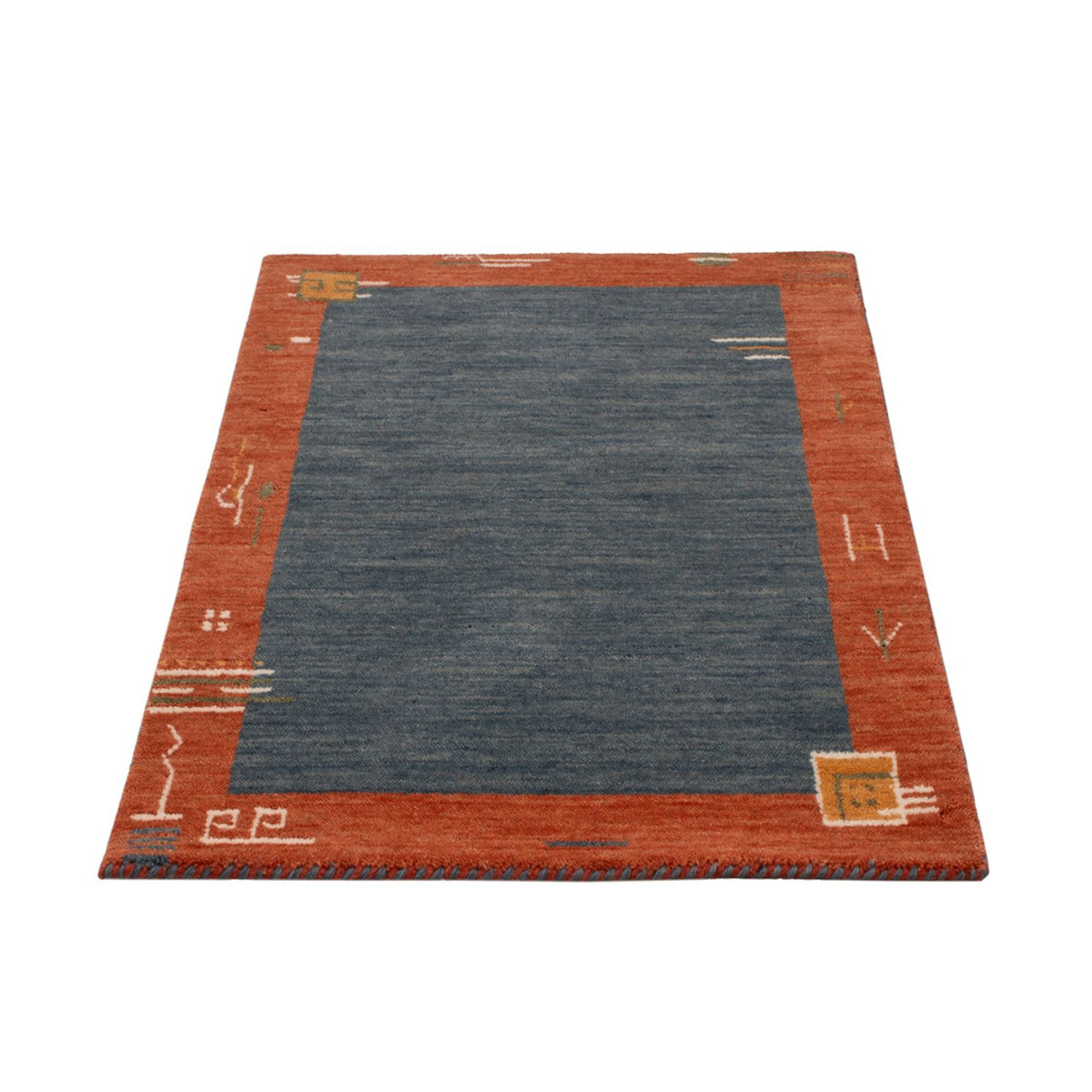 Tappeto Gabbeh - Softy - 90 x 60 cm - blu