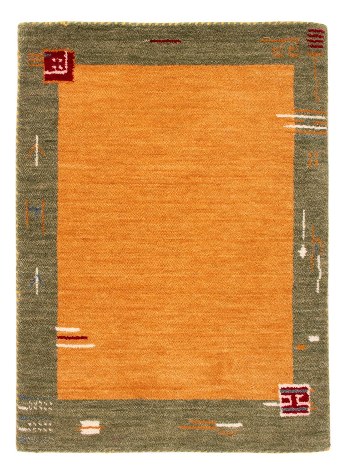 Tappeto Gabbeh - Softy - 90 x 60 cm - arancione