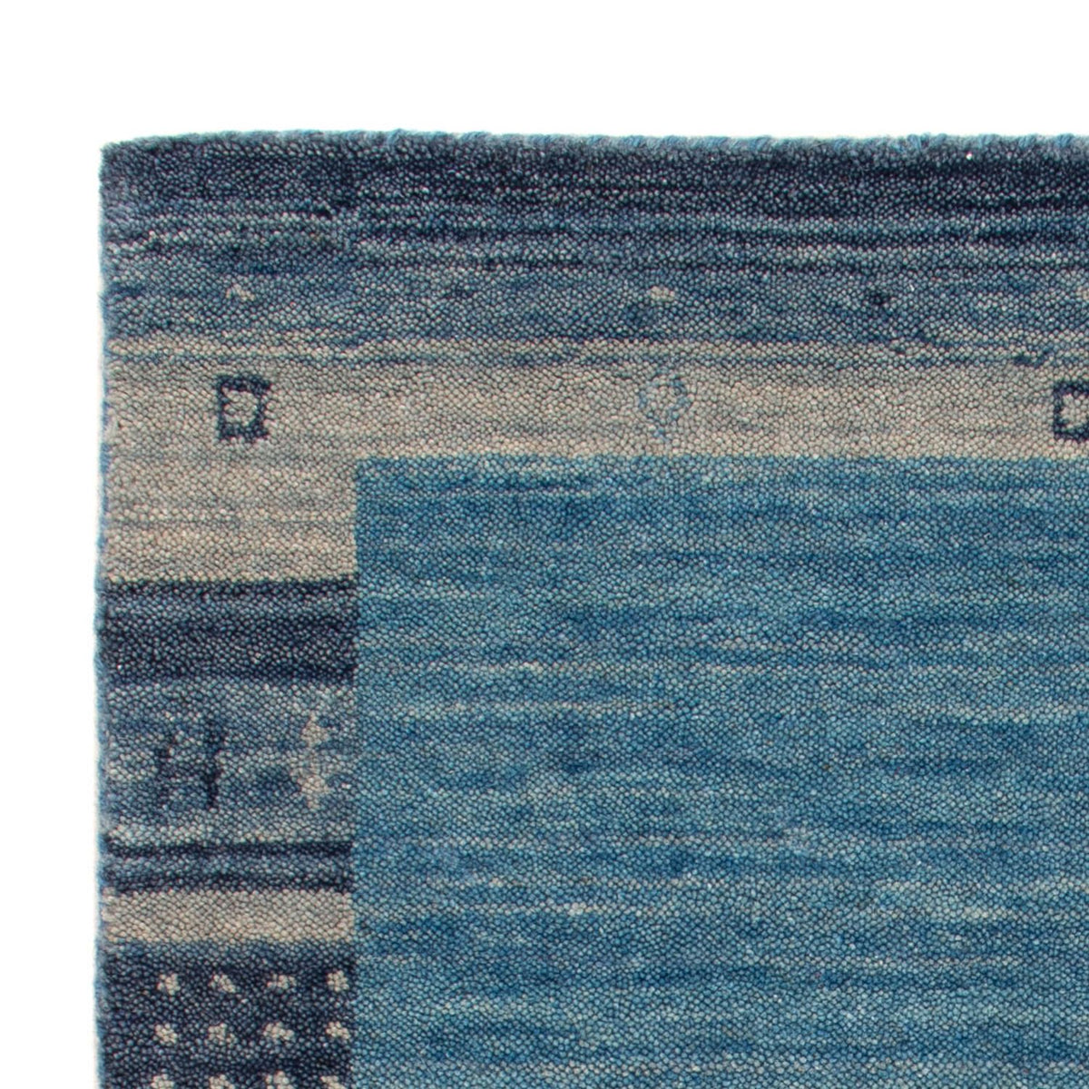 Tappeto Gabbeh - Softy - 90 x 60 cm - blu