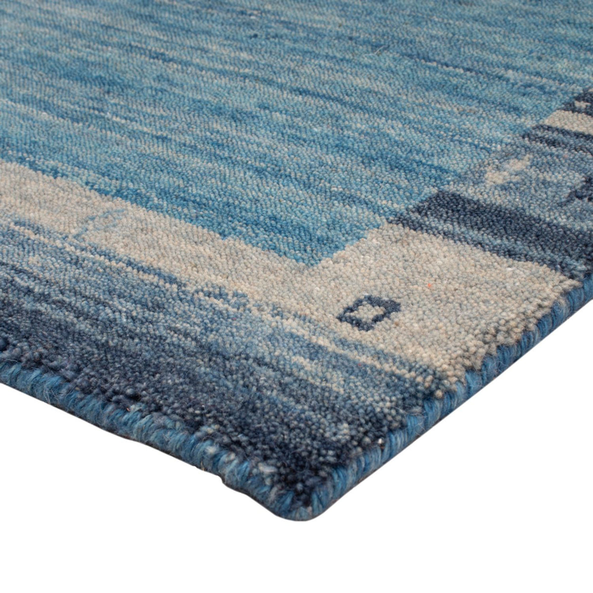 Tappeto Gabbeh - Softy - 90 x 60 cm - blu