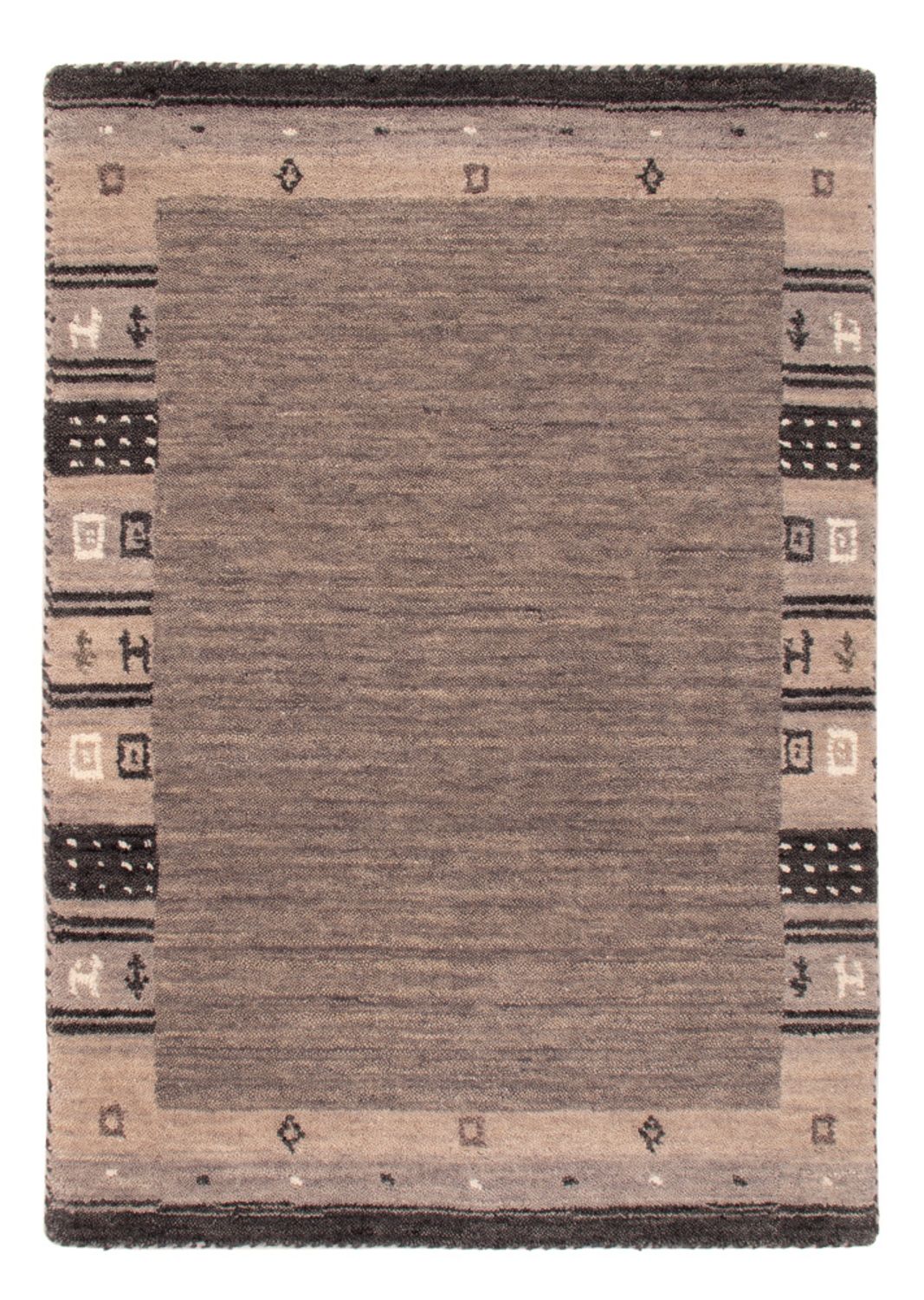 Tappeto Gabbeh - Softy - 90 x 60 cm - grigio