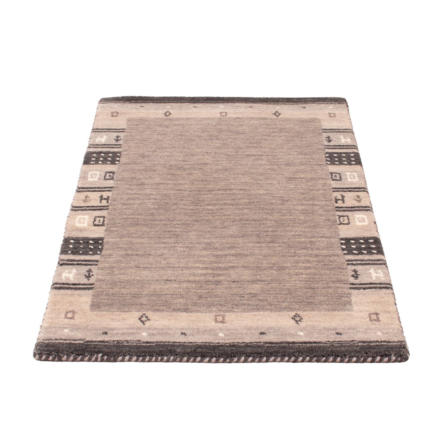 Tappeto Gabbeh - Softy - 90 x 60 cm - grigio