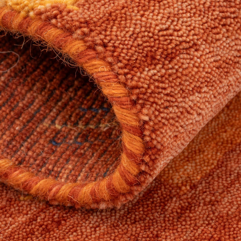 Tappeto Gabbeh - Softy - 90 x 60 cm - ruggine