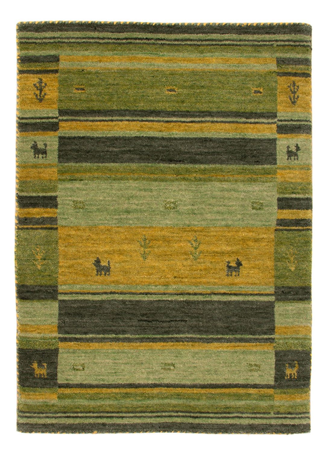 Tappeto Gabbeh - Softy - 90 x 60 cm - verde